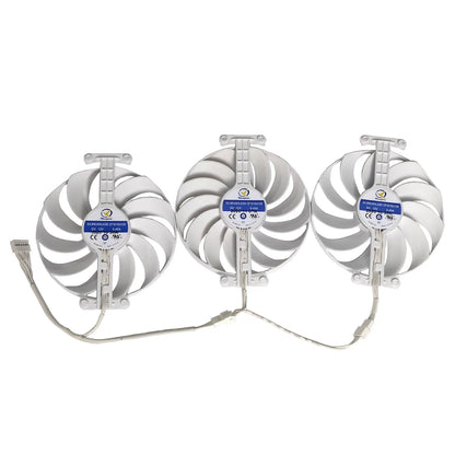 NEW 95MM 7PIN CF1010U12S RTX3070 GPU Fan，For ASUS ROG Strix RTX3090 3080TI 3080 3070TI 3070 White Graphics card cooling fan