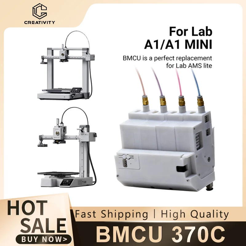 BMCU 370C AMS Lite Auto Refill Farm Unit Bidirectional Buffering Sensor for Bamboolab A1/A1MINI/P1 MMU 3D Printer Durable&Tested