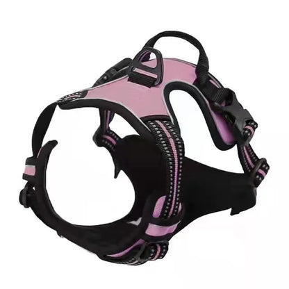 Dog Collars Harness Big Vests Leash Reflective Chest Strap Large Dog Chain Traction Rope Dog Pet Supplies Puppy Accessories