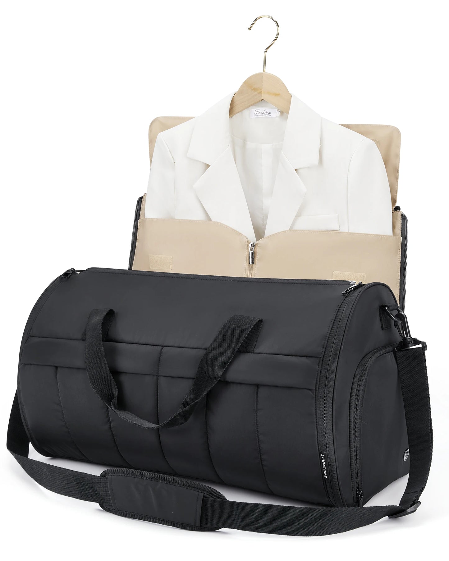 BAGSMART Travel Duffel Bag 2 in 1 Garment Bags for Hanging Clothes Women Men Convertible Suit Luggage Storage Carry on Organize