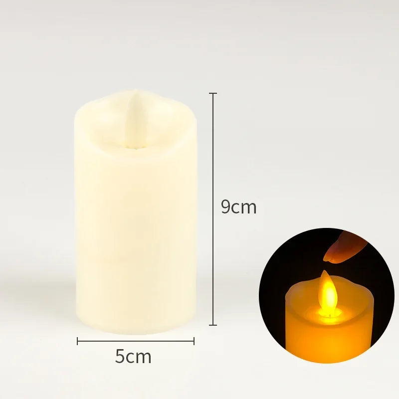 Flameless Flickering LED Candles Light Flameless Candles Battery Powered Candles for Wedding Decor Birthday Party Supplies