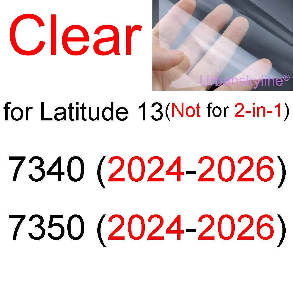 Screen Protector for Dell Latitude 13 5350 5340 5330 5320 3340 3330 3320 7350 7340 7320 7300 HD Guard Protector Skin Case Film