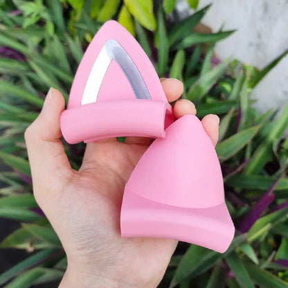 Headphones Accessories Cat Ear For Earphone Gaming Headsets Attachment Stereo Headset Decoration Lightweight Silicone Pendant