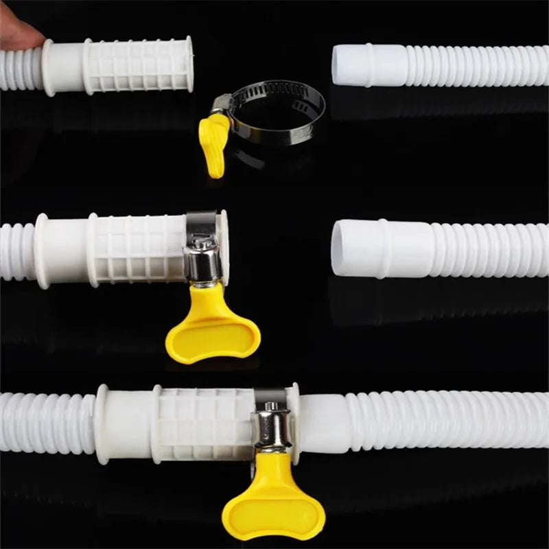 1-4M Washing Machine Draining Hose Plastic Tube Pipe  Extension Drainpipe for Air Conditioner Kitchen Faucet Accessories