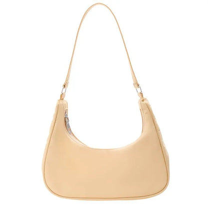Fashionable Shoulder Underarm Bag Light Small Solid Color Satchel Stylish Women Tote Bag, Suitable for Daily Work Outdoor Party