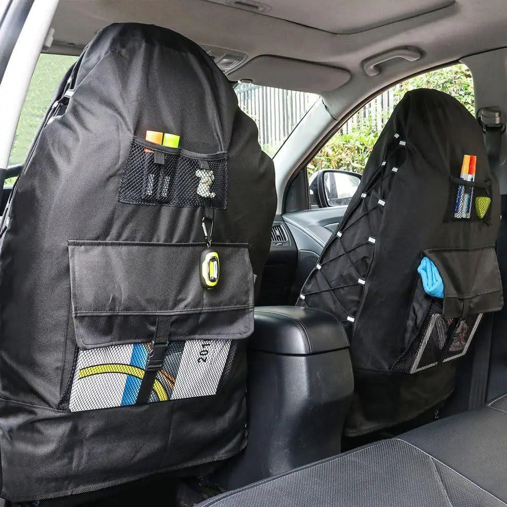 Car Seat Cover Universal Car Seat Storage Cover Oxford Cloth Dustproof Polyester Car Seat Cover Car Storage Seat Cover