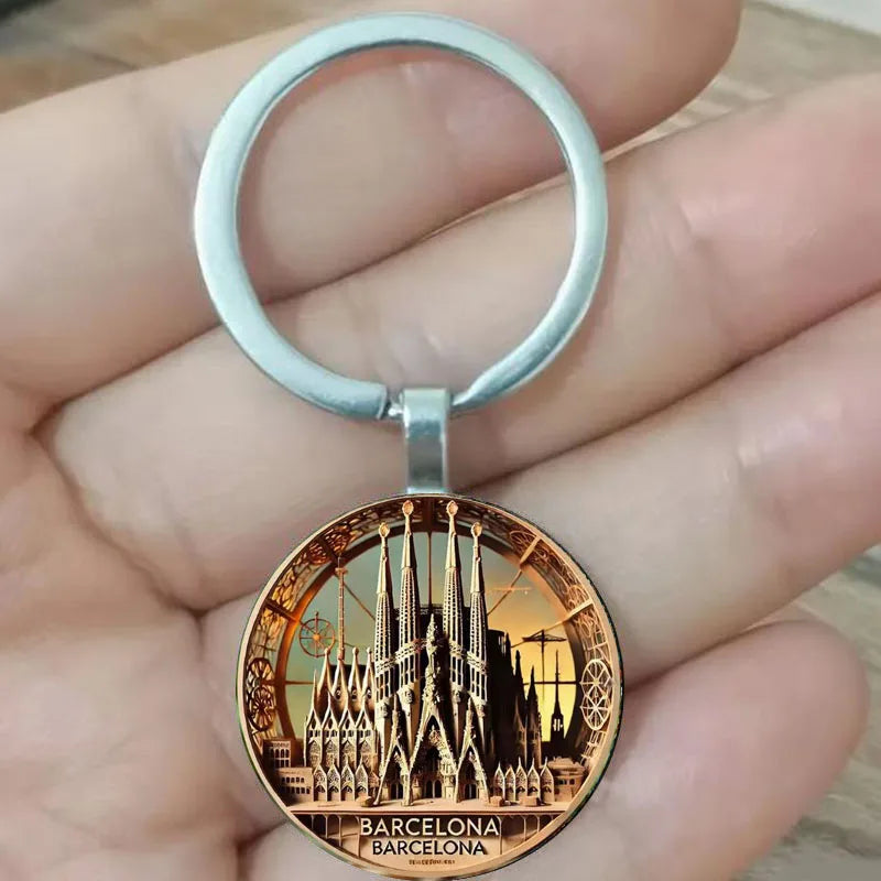 The ideal gift for Barcelona Saint Family Keychain Garden enthusiasts, perfect