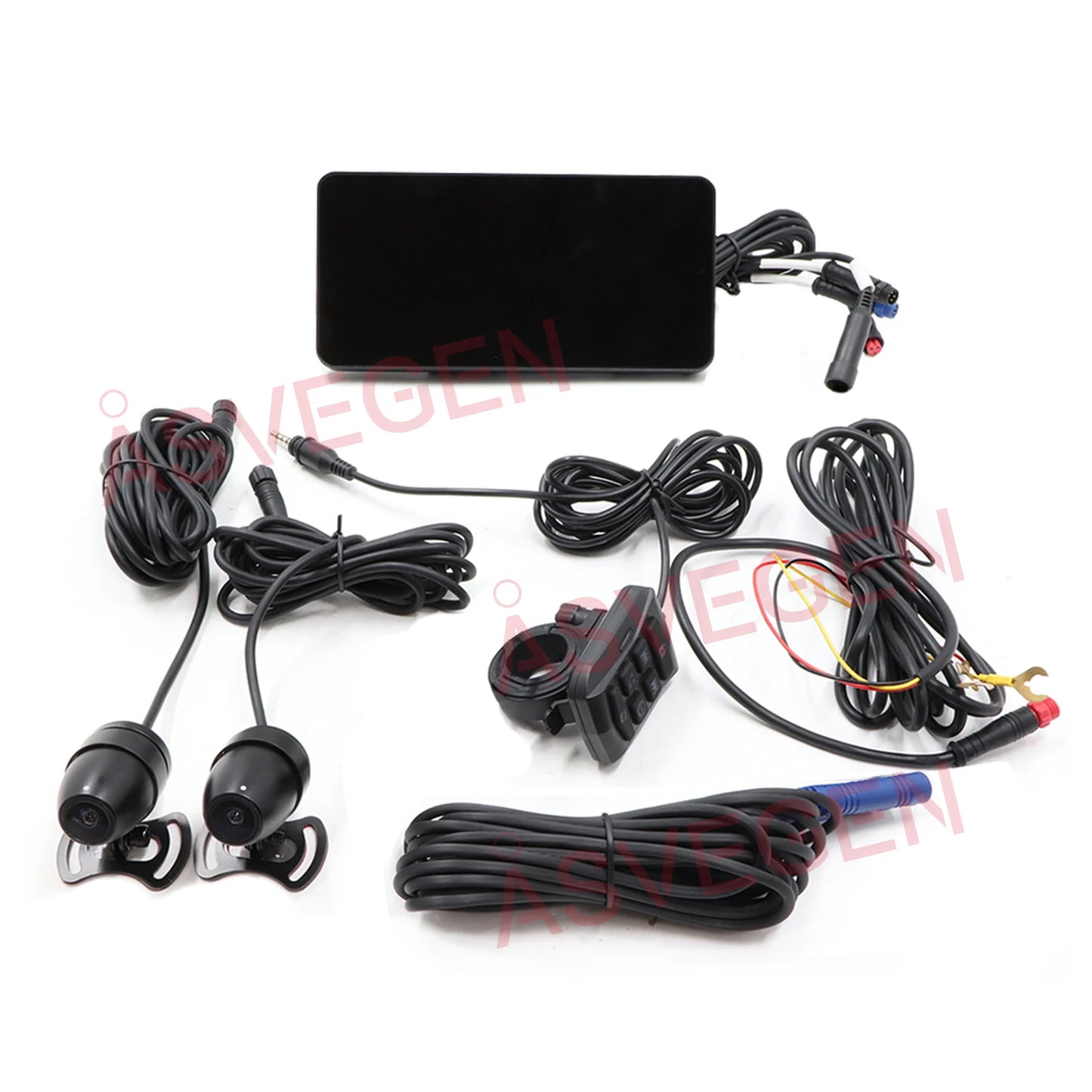 6.23 Inch Car GPS Motorcycle Universal Navigation 1560*720 Android 12 Wireless Carplay 4G with Front and Back Dual Cameras