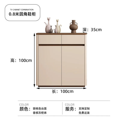 Entryway Organizer Shoe Rack Storage White Organised Living Room Cabinets Space Saving Articulos Para El Hogar Home Furniture