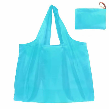 Lady's large capacity folding shopping bag - reusable large-sized shopping bag