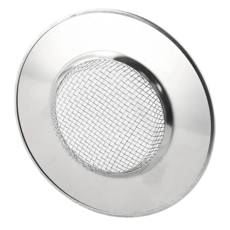 64mm Bathtub Hair Catcher Stopper Stainless Steel Shower Drain Hole Filter Trap Kitchen Metal Sink Strainer Floor Drain