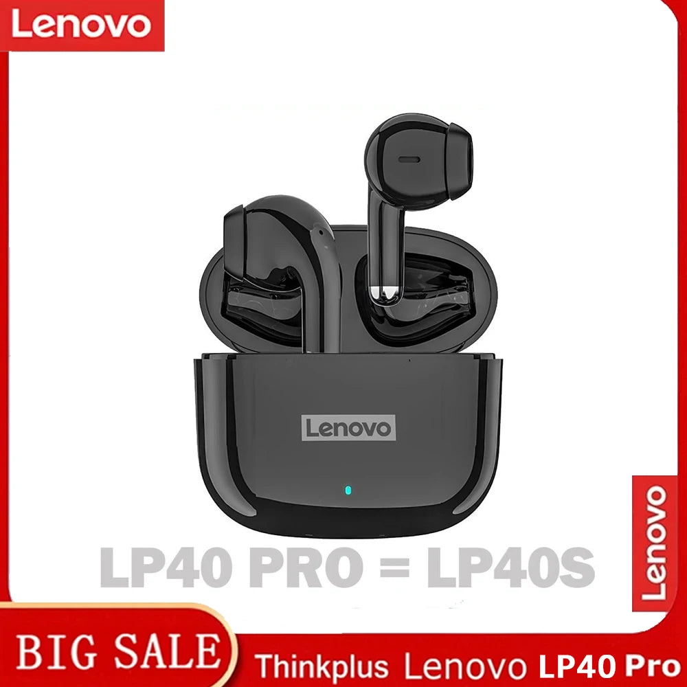 Lenovo LP40 Pro Wireless Headphones Are Suitable For Computers, Phones, Gyms, Travel Compatible Lenovo And Fitness Headphones