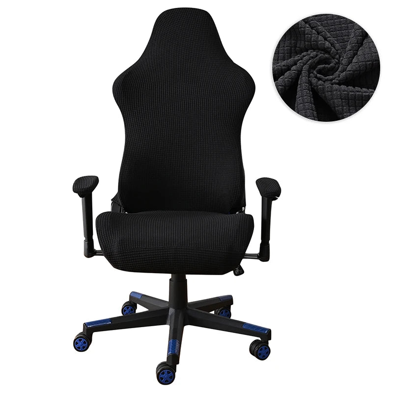 4pcs Gaming Chair Covers With Armrest Spandex Splicover Office Seat Cover For Computer Armchair Protector Cadeira Gamer
