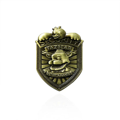 Game Peripherals Five Night At Freddy Brooch Metal Backpack Hat Badge Lapel Pin Fashionable Clothing Accessories Gift For Friend