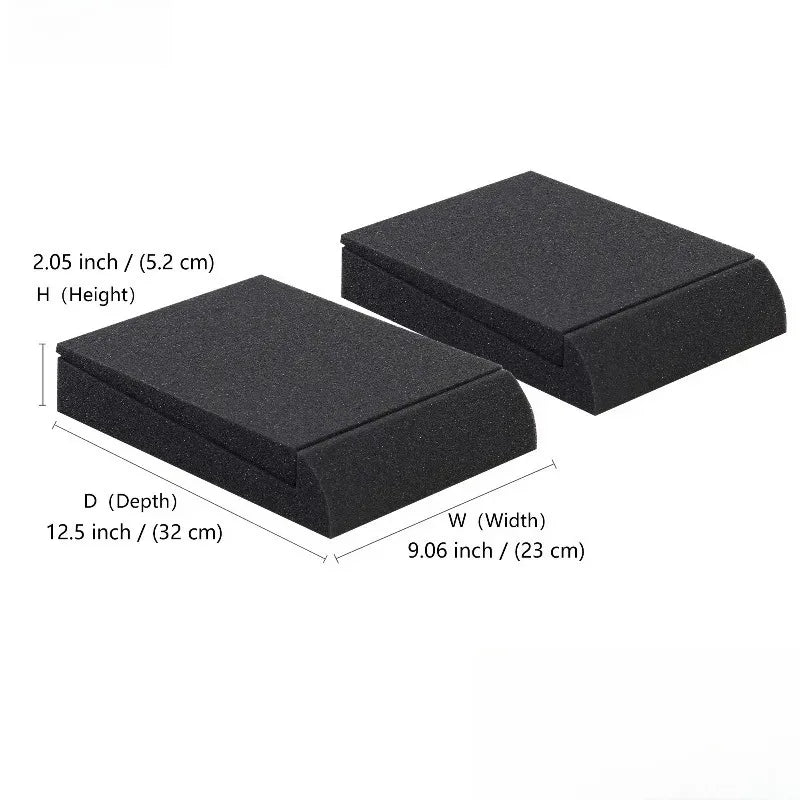 Speaker Sponge Shock Absorbing Pad Desktop Monitor Hardened Shockproof Sound-absorbing Silent Pad Remove Resonance Sponge