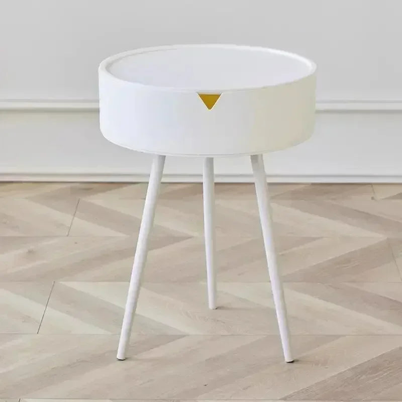 Modern Simple Bedroom Bedside Table Rental Room with Bed Side Table Storage Small Table