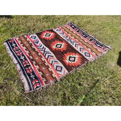Classic Bohemian Style Outdoor Camping Blanket Sofa Cover Multifunctional Thread Blanket