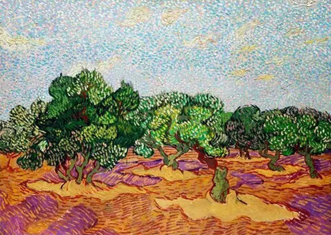 DIY Van Gogh Diamond Painting 5D Full Mosaic Abstract Garden Almond Blossoms Starry Night Rhinestone Decor Home