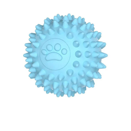 Pet Dog Toy Ball Solid Bite-Resistant Chewing Indestructible Bouncing Ball Dog Rubber Training Interactive Game Teething Ball