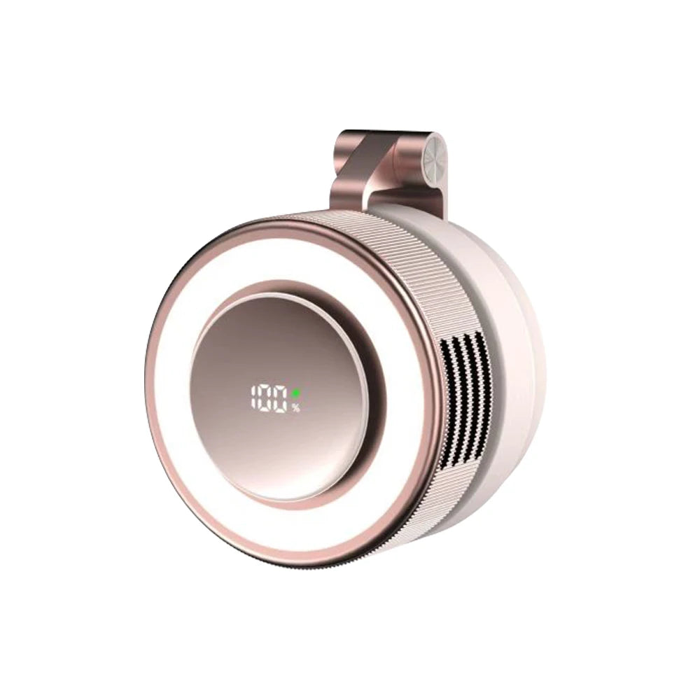 Portable Fan Mini Handheld Rechargeable Bladeless Electric Fan Suitable for Outdoor Ventilation With magnetic attachment