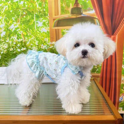 Soft Pet Clothes Thin Small Dog Cool Dress Cute Soft Cat Cooler Clothes Breathable Skin-friendly Summer Puppy Skirt Clothes