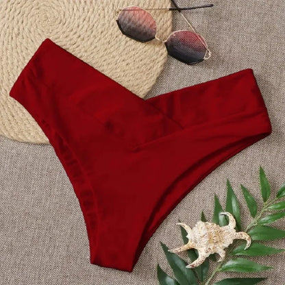 Swimsuit Women Swimming Trunks Menstrual Leakproof Bikini Bottom Mid Waisted Bathing Suit Bottoms Beach Swimming Shorts Brifs