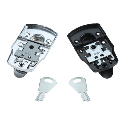 1pc Suitcase Lock Hasp with Key 76*45mm Tool Cabinet Fitting Lock Bag Spring Belt Hasp Buckle Hardware Package Accessories