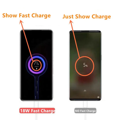 Original Xiaomi 18W Charger Fast Charge QC 3.0 EU Adapter For Redmi 12 10C 13R 12R Note 8 Pro 9 9T Poco M3 C40 Usb Type C Cable