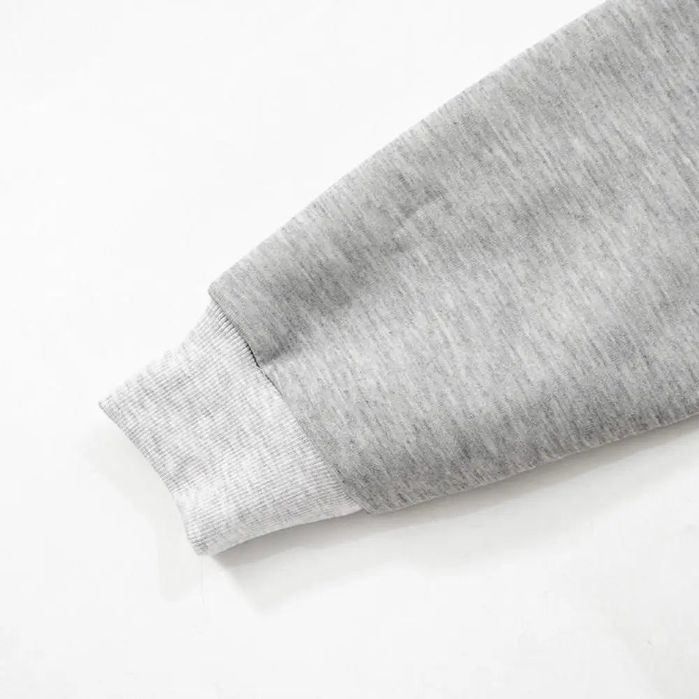 Soft Solid Color Hoodies Women V Shape Lower Hem Streetwear Cardigan Crop Top Fish Bone Long Sleeve Hooded Coat Spring