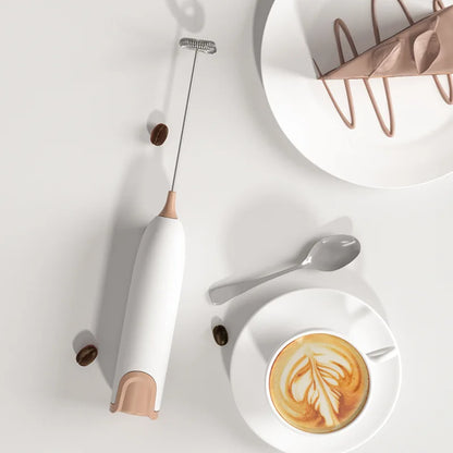 Electric Milk Frother Kitchen Drink Foamer Mixer Stirrer Coffee Cappuccino Creamer Whisk Frothy Blend Whisker Egg Beater