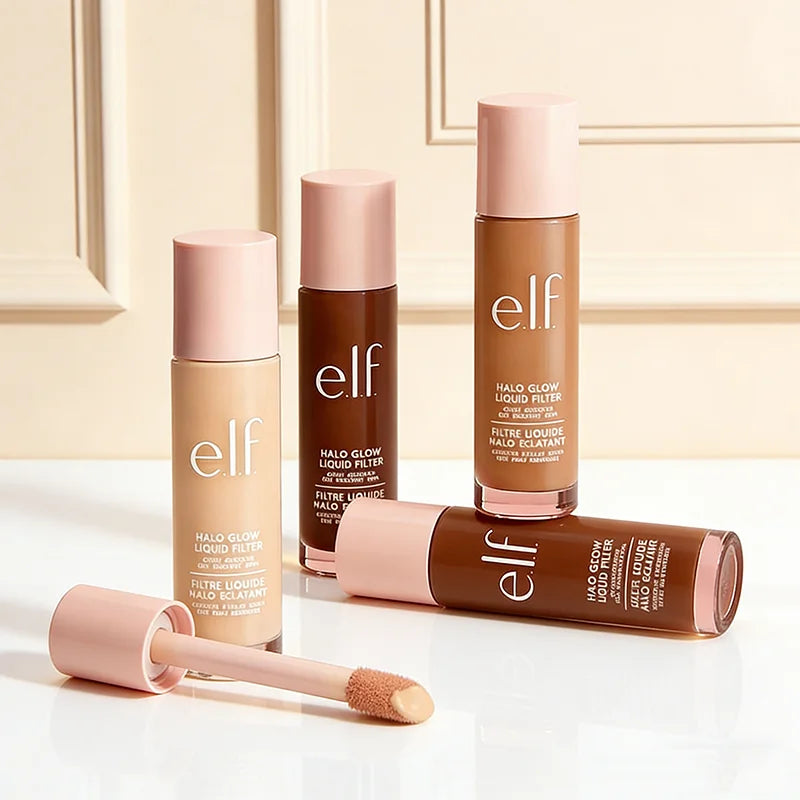 New Elf Soft Foundation Breathable Longwear Oil-Control Non-Caking Natural Concealing Even Skin Tone Makeup for Daily Nude Look