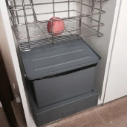 Built-In Trash Can, Cabinet Pull-Out Garbage Bin, Pop-Up Waste Storage Basket, Hidden Storage Bucket, Kitchen Bin, Bedroom