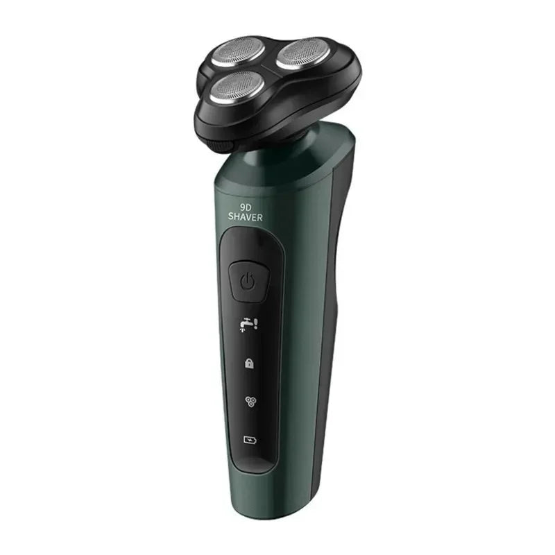 Electric Shavers for Men Waterproof Electric Trimmer Razor Wet &amp Dry Use Rechargeable Battery Rotary Shavers Machine Shaving