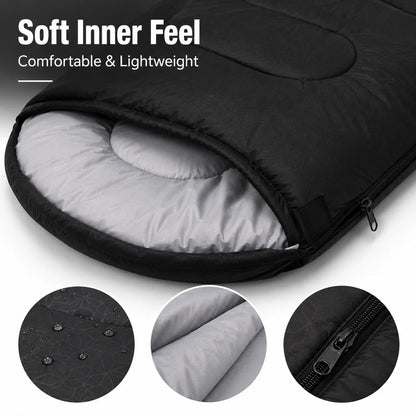 Portable Outdoor Sleeping Bag For Camping Travel Emergency Use Lightweight Warm Sleeping Sack