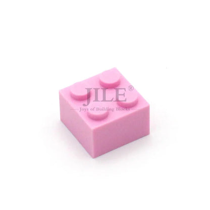 50pcs MOC Building Blocks Brick 2x2 3003 DIY Enlighten Creative Basics Classic Sets Compatible with Assembles Particles Toys