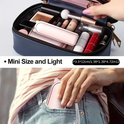 Portable Mini Fan, USB Rechargeable,speed Adjustable, Foldable Handheld Fan, Suitable for Women, student, Travel, Outdoor Use