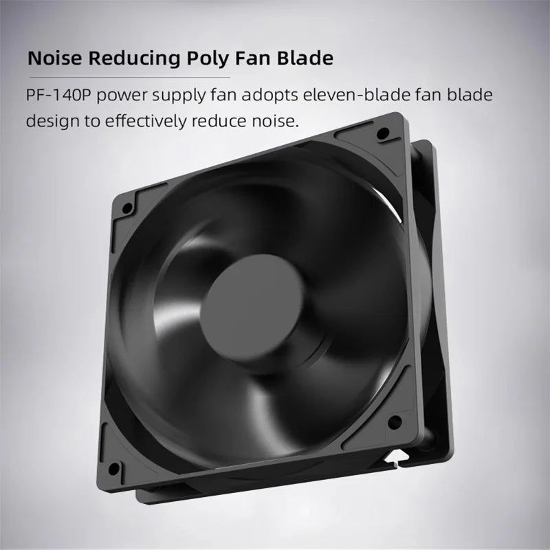 TEUCER PSU Cooling Fan 120x120x25mm 12v 2pin High speed cooling fan for chassis power supply