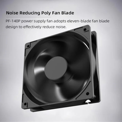 TEUCER PSU Cooling Fan 120x120x25mm 12v 2pin High speed cooling fan for chassis power supply