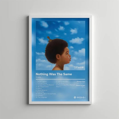 Canvas Painting Wall Decor Drake Pop Rap Music Album Cover Poster Aesthetic Rapper Hip Hop Rock Nothing Was The Same Her Loss