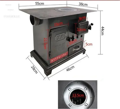 Outdoor Stoves Firewood Portable Camping Multifunction Burner for Home Stoves Kitchens Travel Nature Hike Camp Equipment