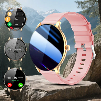 LAXASFIT 2026 New Fashionable Men's Smart Watch Wireless Call Digital Fitness Tracker Sports Smartwatch For Women's Android iOS