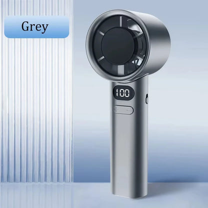 New Handheld Fan 120 Speed Portable Bladeless Desktop Fans Rechargeable Instant Cooling With Ice Mode For Men Women
