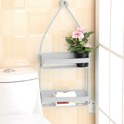 1/2Pcs Hanging Shower Caddy 2 Layers Bathroom Storage Shower Organizer Holder Houseware Supplies Accessory for mugs Shampoo Soap