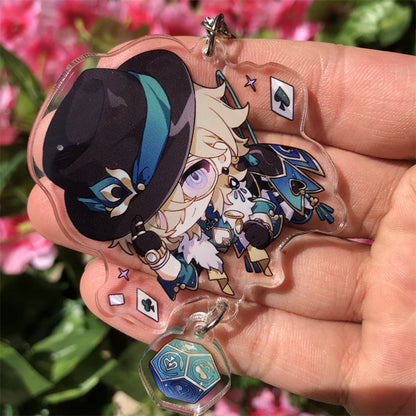 Honkai: Star Rail Kafka March 7th Dan Heng Clara Pom-Pom Cosplay COSTUME Keychain Accessories Key Chain Pendant Prop Xmas Gift