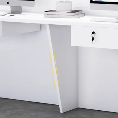 Customized Equipment Reception Desk Beauty Simple Creative Aesthetic Reception Desks Trendy Luxury Mostrador Office Furniture
