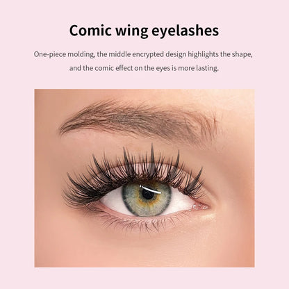 GLAMLASH Comic Spire False Comango Lashes Automatic Flowering Premade Volume Fans Eyelashes Extensions Individual Makeup Tools