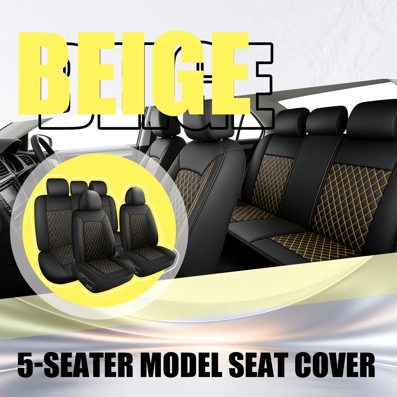 5-seater car seat covers For iCAR Fully enclosed protective seat, suitable for all seasons, durable and easy to clean
