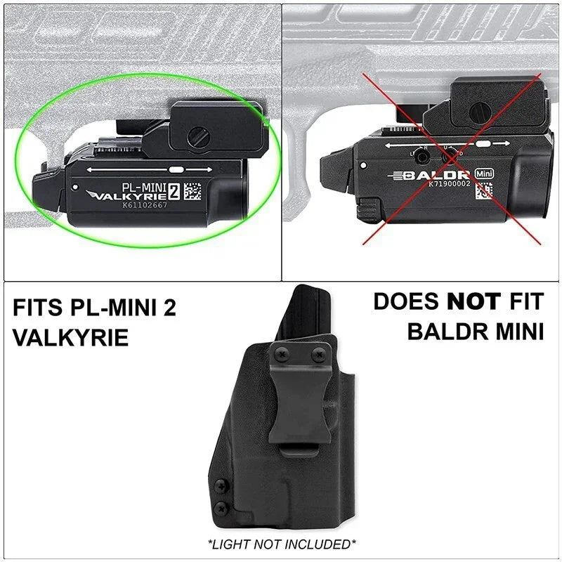 Tactical Concealment Internal Holster For Taurus G2C with Olight PL Mini Valkyrie 2 G2 G2S PT-111 PT-140 Right Hand IWB Case