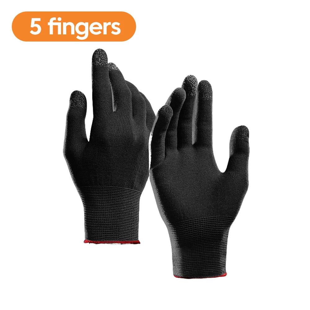 2/5 Fingers Gaming Gloves Breathable For Gamer Non-scratch Mobile Gaming Touch Gloves Gaming Accessories Comfortable Sweat Proof
