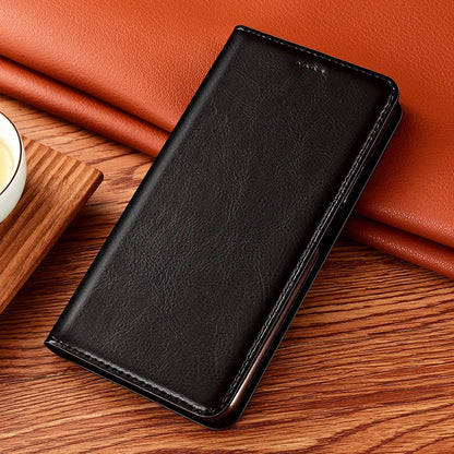 Phone Case for XiaoMi Mi Mix 2 2s 3 4 Mi Max 2 3 4 Pro Crazy Horse Genuine Leather Magnetic Flip Cover